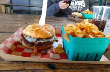 The Local Pig signature dishes Burnt End Sausage
Pig Mac
Pork Belly Sandwich